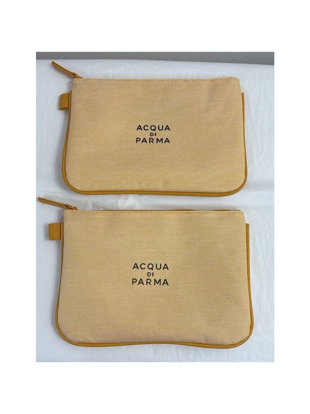 ACQUA DI PARMA travel bags SET of TWO cosmetic bags makeup case travel accessory